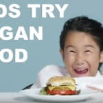 kids try vegan food