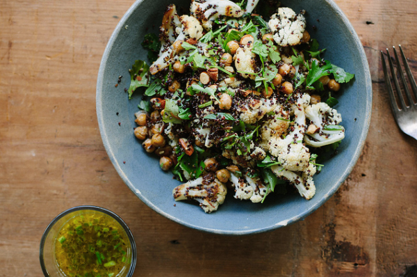 vegan quinoa salad bowl