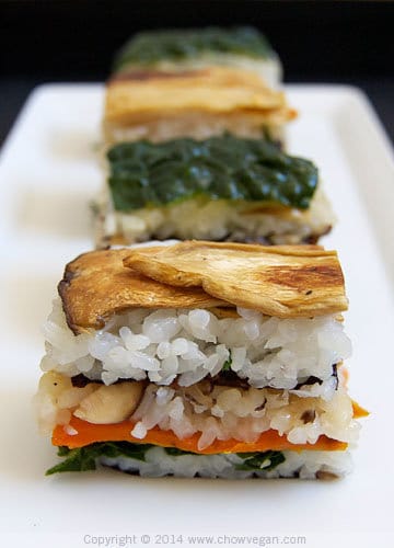 vegan sushi box