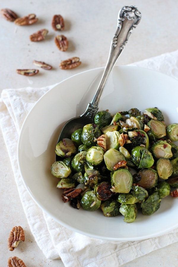 Smoky Maple Chipotle Burssels Sprouts