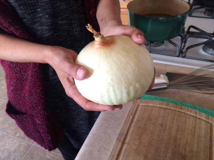 onion from farmers market
