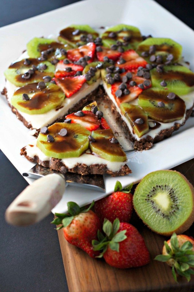 Chocolate Strawberry Kiwi Dessert