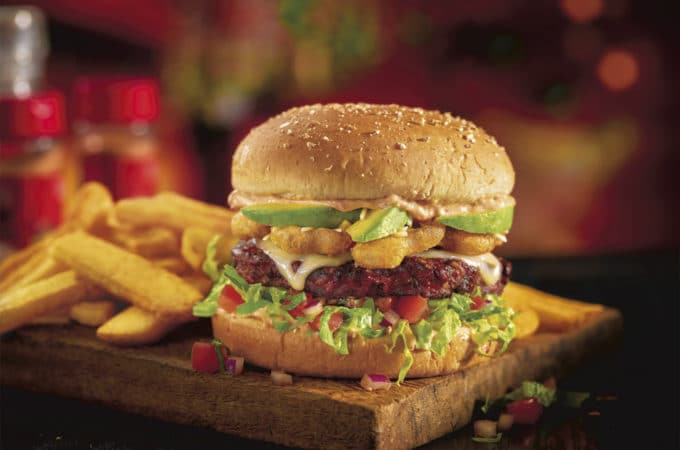 red robin vegan burger